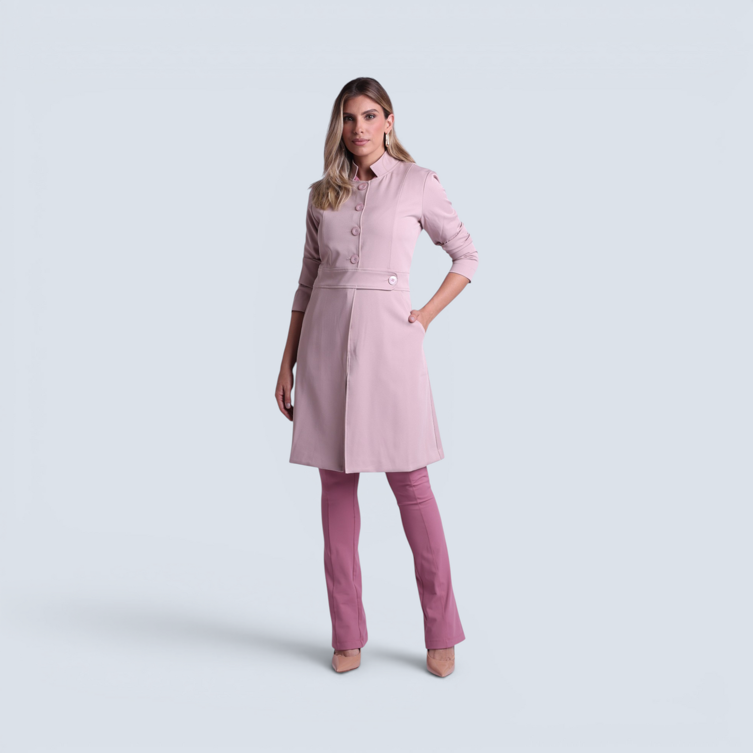 Jaleco Paola I Rosa