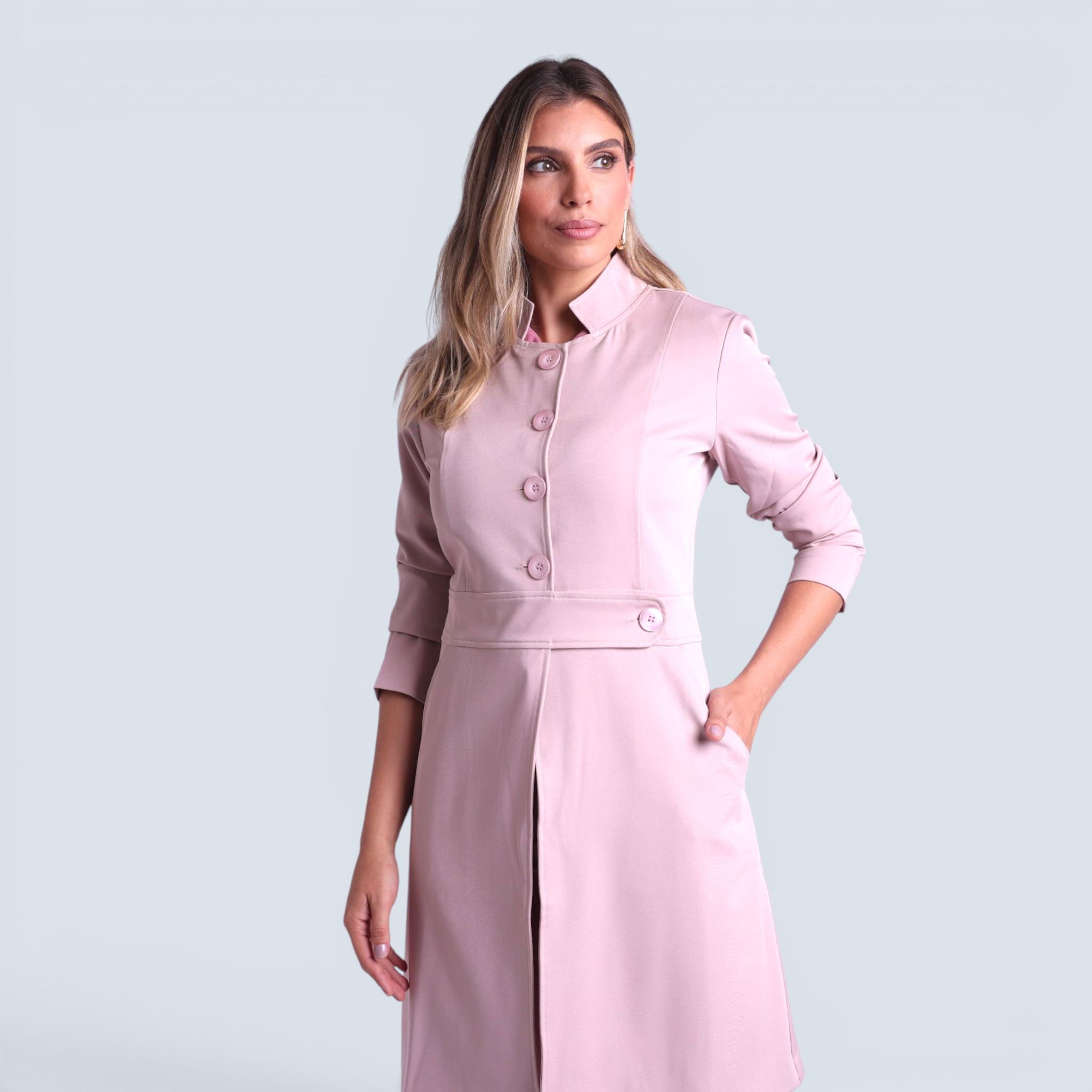 Jaleco Paola I Rosa