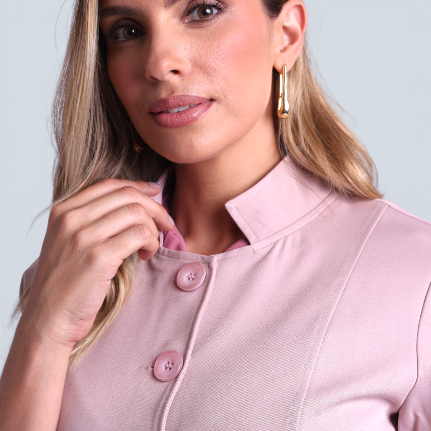 Jaleco Paola I Rosa