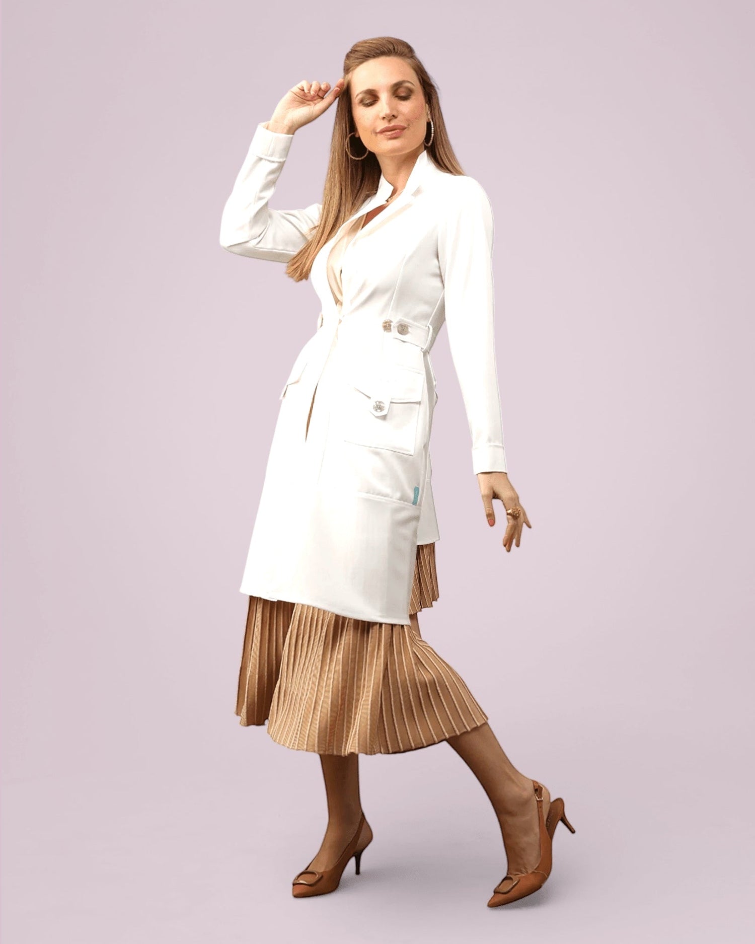 Jaleco Virginia I Off - White - HOLI