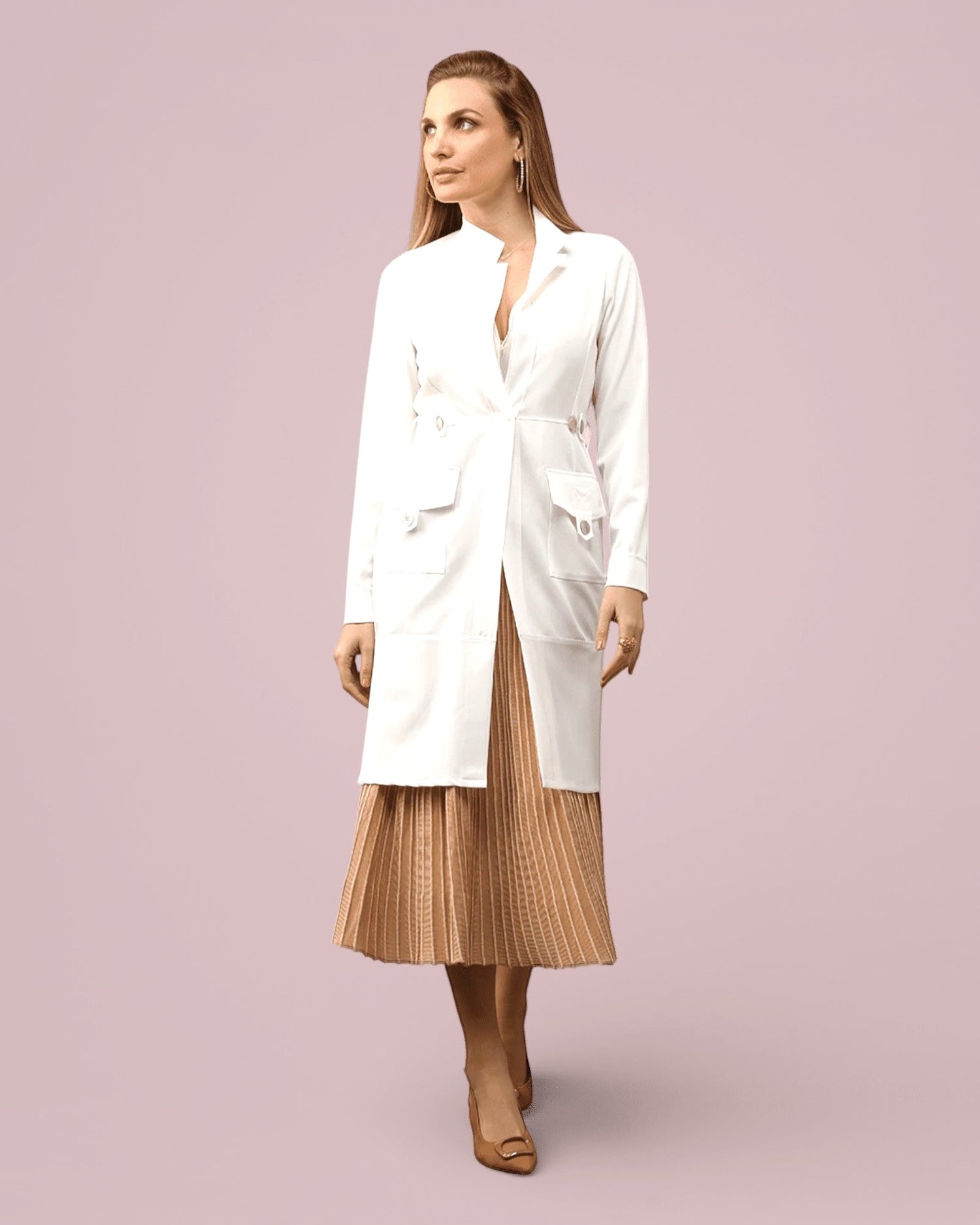 Jaleco Virginia I Off - White - HOLI