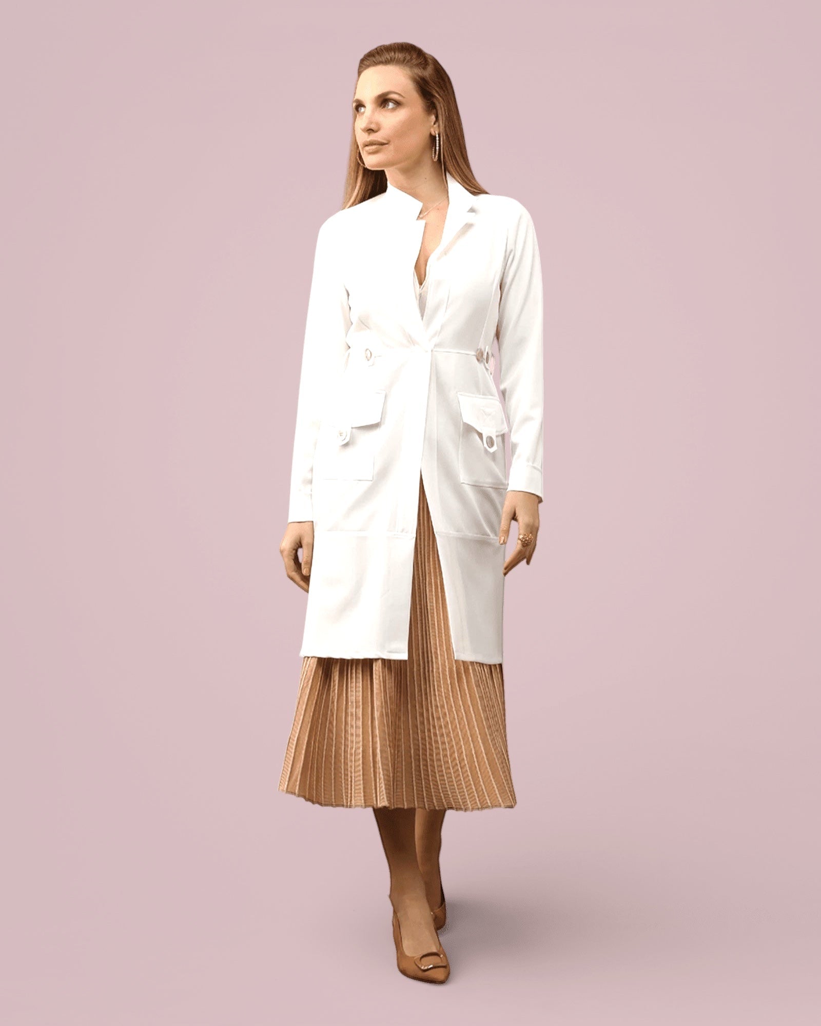 Jaleco Virginia I Off - White - HOLI